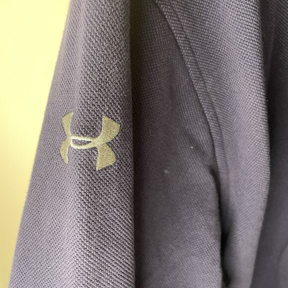 Under Armour Blue/Gray Border Roger Williams Long Sleeve Heavy Cotton Shirt XL - Picture 9 of 13